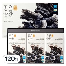 [TV속그제품] 좋은상황 상황버섯 진액 국내산 100% 지리산 장수상황버섯 전참시 윤도현 건강관리 버섯즙, 120개, 80ml