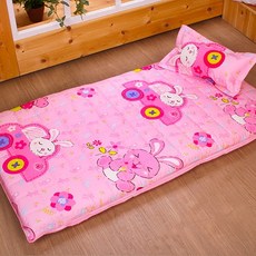 유아 요매트 어린이집매트 유아매트 방수요 방수매트 두께7cm 낮잠매트, 토끼핑크
