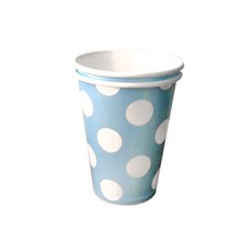 파티용품 파티 컵(종이), 컵(도트)블루