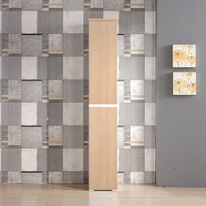 방친구 비너스 W300 틈새수납장 300 x 395 x 1800mm, 오크