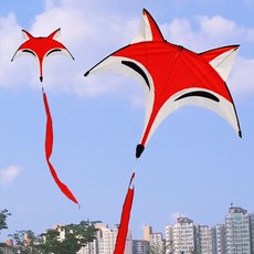 buluinara 동물모양 red fox 여우 연 (동물연 대형연 가오리연) 연날리기, free