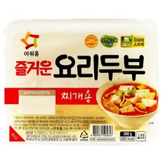 아워홈 즐거운 요리두부(찌개)300g, 300g, 1개