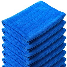 토탈하우스 바둑이 크리너 극세사 걸레 20장 초극세사 세차융 행주 60X40cm, 바둑크리너 20장 60X40cm 블루, 20개