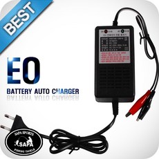이오전자 연축전지 충전기 12V 2A EO-1220, 1개