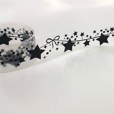 창문시트지(띠) 샤이니스타-검정 (LB-004-B), 검정