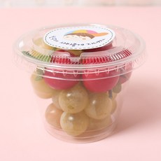 투명머핀컵/1개(평면뚜껑), 1개입, 1개