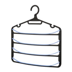 디스토어 4단바지걸이, 블랙블루, 1개