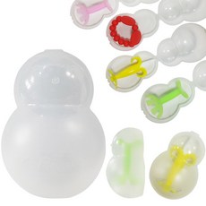 아가프라 보관케이스(눈사람)치발기 쪽쪽이, 화이트, 1개