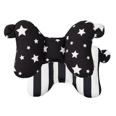 해피코튼 투톤 유아목베개, 밍키스타 블랙