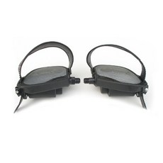 [헬스라인] JD고급클립형 페달세트(14mm)/헬스자전거부품/패달/수리부품, 블랙+그레이, JD고급클립형패달세트