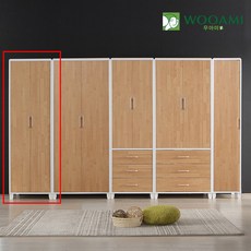 [우아미가구]캐비아 600도어형 시스템드레스장, 화이트