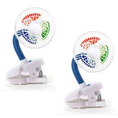 유모차선풍기 코브라집게선풍기, 화이트, 1개