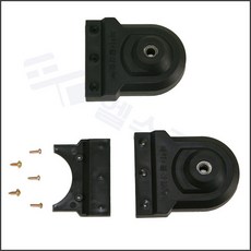 [헬스라인]국산벨트맛사지 프라스틱 캡(세트), 블랙, 옵션선택