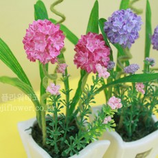 예지플라워 알륨조화 바람개비화기, 핑크, 1개