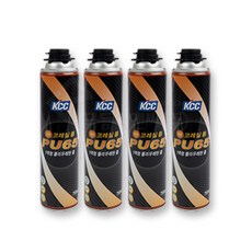 KCC 코레실 폴리우레탄폼 PU65 난연폼, 노란색, 750ml, 1개