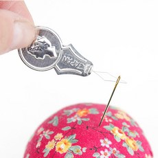 JSTrading 실끼우개 - 2개 1세트 실 끼우기 효자핀 미싱 부자재