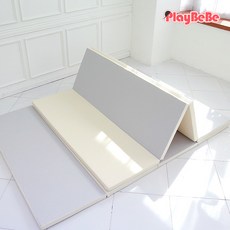 플레이베베 레체 와이드 4단 2장 폴더매트, 그레이