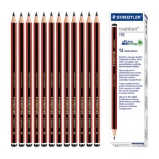 스테들러 트레디션 110 전문가용 지우개 연필, 4B, 1팩