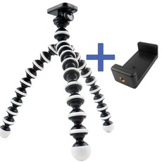 더조은셀러 고릴라 스마트폰 삼각대 소형 + 스마트폰홀더 세트, 1개