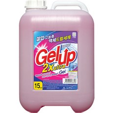 겔업 액체세제 2X울트라 드럼용, 15L, 1개