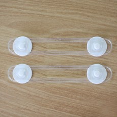 다용도 잠금장치 18cm, 화이트, 2개