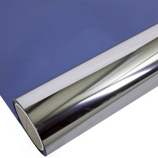 RBU 햇빛 자외선 시선차단 썬팅필름 맞춤재단, (반사)청색 (폭152)(길이50cm)