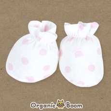 [오가닉붐]착한 유기농 폴카 도뜨 발싸개