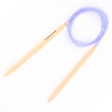 마마니트 대나무 줄바늘 털실 대바늘, 8mm, 1개