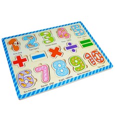 해피타운 15종 원목 꼭지퍼즐, 1개