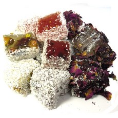 튀르키예 터키 선물용 고급 신선한 디저트 귤루올루 터키쉬딜라이트 로쿰 4종, 1세트, 250g