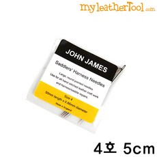 가죽공예 - 존제임스 사이즈 3 4호 / 바늘끝이 날까롭지 않음, 존제임스4호-4ea