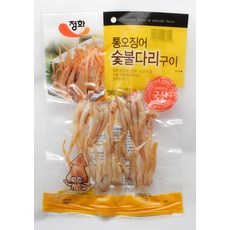 정화식품 통오징어숯불다리구이, 50g, 1개