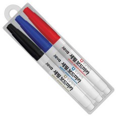 화이트보드 세필보드마카펜 3색세트(jb-3smk), 레드+블랙+블루, 1세트