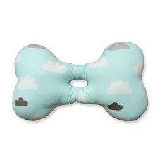 베이비나이스 쿨 에어매쉬 짱구베개, 민트스카이