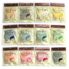문구조아 대한산업 컬러 클레이 50g 단색 13색 세트 칼라, 하양
