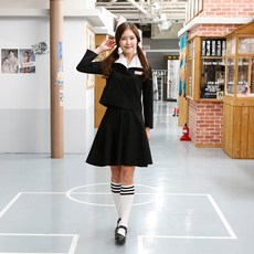 [추억나라] [판매] 옛날교복 여성동복 (상하의 세트)