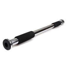 [요가전도사] 문틀철봉 턱걸이 강한지지력 길이조절, 문틀철봉(블랙)