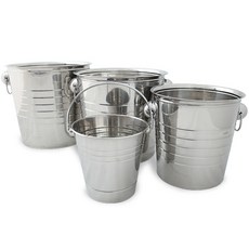 호가 스텐 양동이 - 바케스 다라이 다용도, 스텐양동이 대형 9L, 1개, .