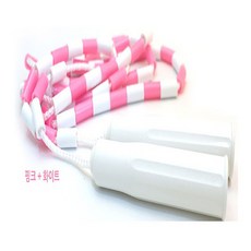대일스포츠 아동 구슬 줄넘기, 화이트 + 핑크, 1개