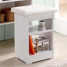 [APEX] 아미띠에 화장대 의자, 화이트, 1개