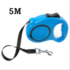 메카텍 칼라 자동 애견 리드줄 블루, 16 x 11 x 3 cm, 1개