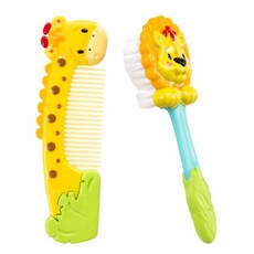 [sassy] 유아전용헤어브러쉬세트 빗세트, sassy 브러쉬세트, 1개