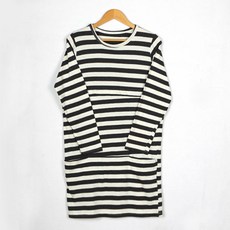 마더라이크 F.단가라주머니롱수유티- 빅사이즈 수유복 임부복