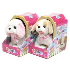 걷고 짖고 공중회전하는 귀여운 아기강아지 원더벤지(색상랜덤발송)(건전지 작동인형), 본상품선택, 1개