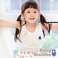 [동물원] 돌고래 무지런닝 유아동런닝