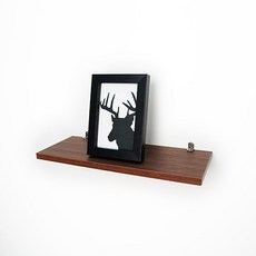 위드금창 DIY 뉴코팅 벽선반, 월넛/40x15