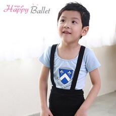 해피발레 남아발레복 챔프 상의(스카이)