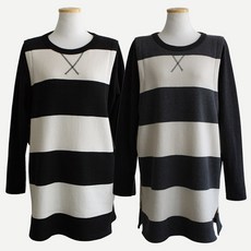 마더라이크 F.도톰쭈리면배색단가라수유티.