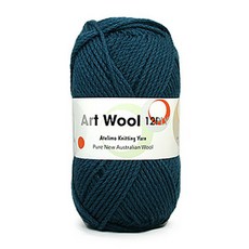 코디뜨개실 아트울12P 목도리 DIY 패키지, 아트울12P-4볼 #08 다크터키 100% 울