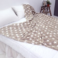 까사베르데 스타 두겹 극세사 싱글담요